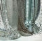 Metallischer paillettenbesetzter Aluminiummaschen-Duschvorhang, Maschen-Drapierungs-Gewebe-weiche Beschaffenheit fournisseur