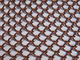Bronzefarbmetallspulen-Drapierung, hängende Maschendraht-Raum-Teiler für Decke fournisseur